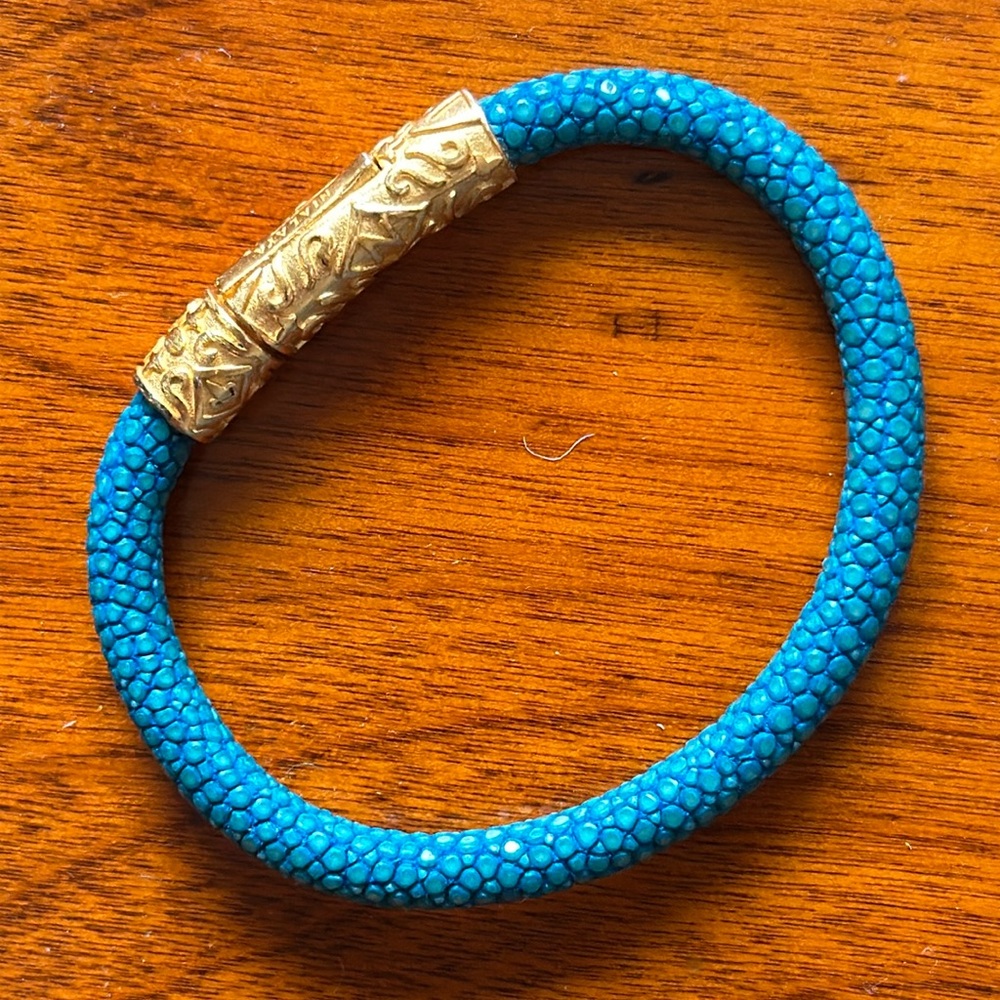 Nialaya Stingray skin Bracelet